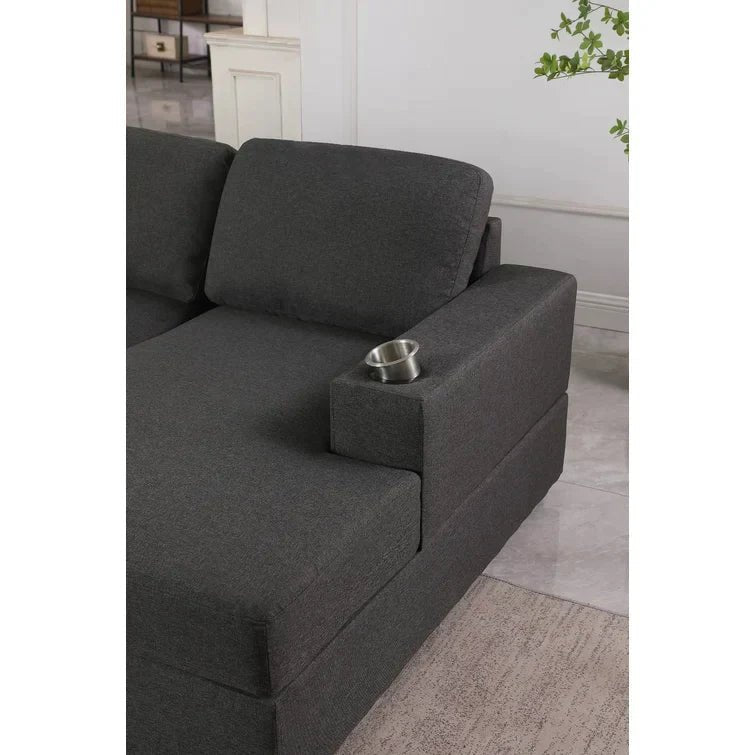 Redwater 146.5" Wide Right Hand Facing Modular Sofa & Chaise