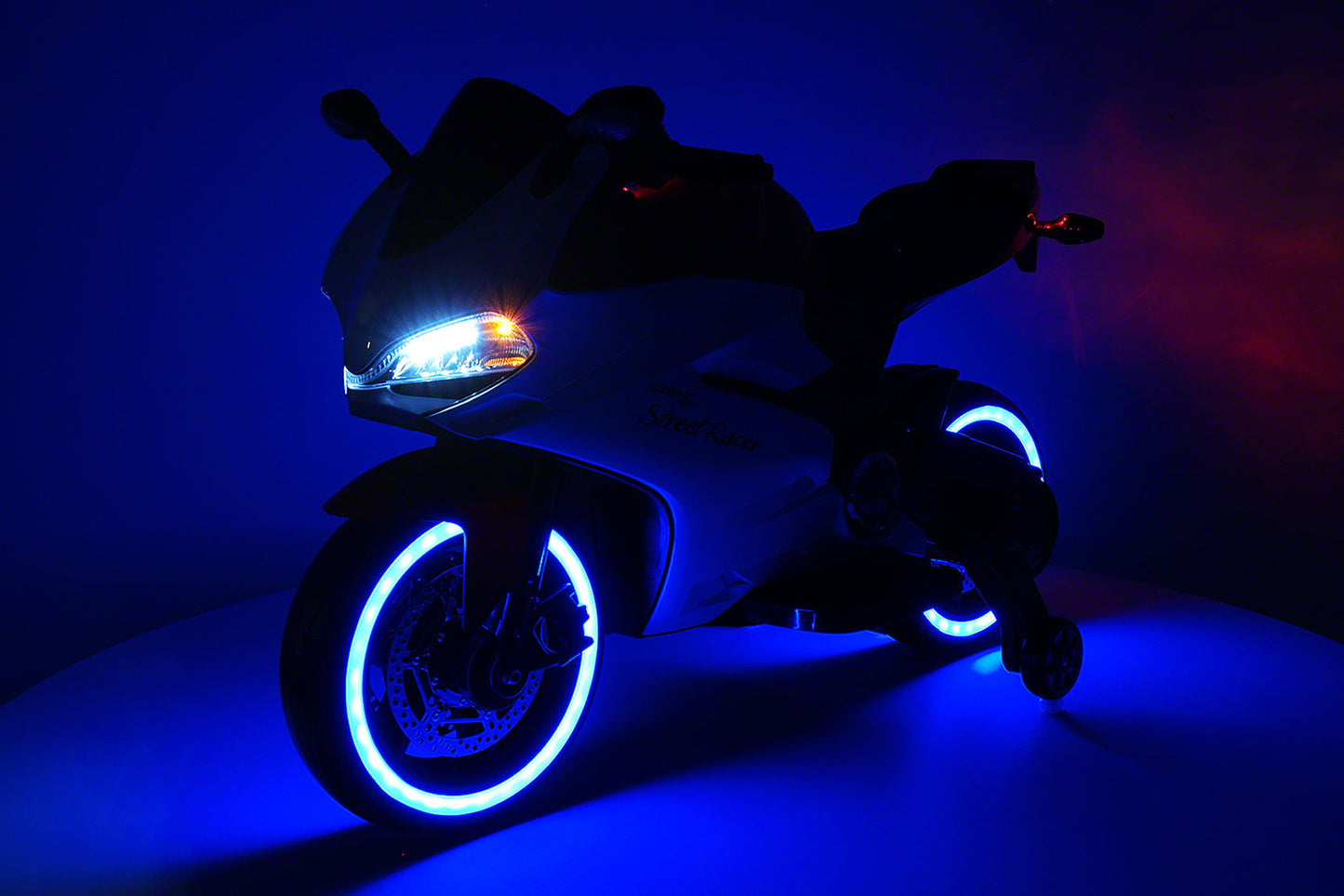 Street Racer 12V Electric Kids Ride-On Motorcycle | Pink