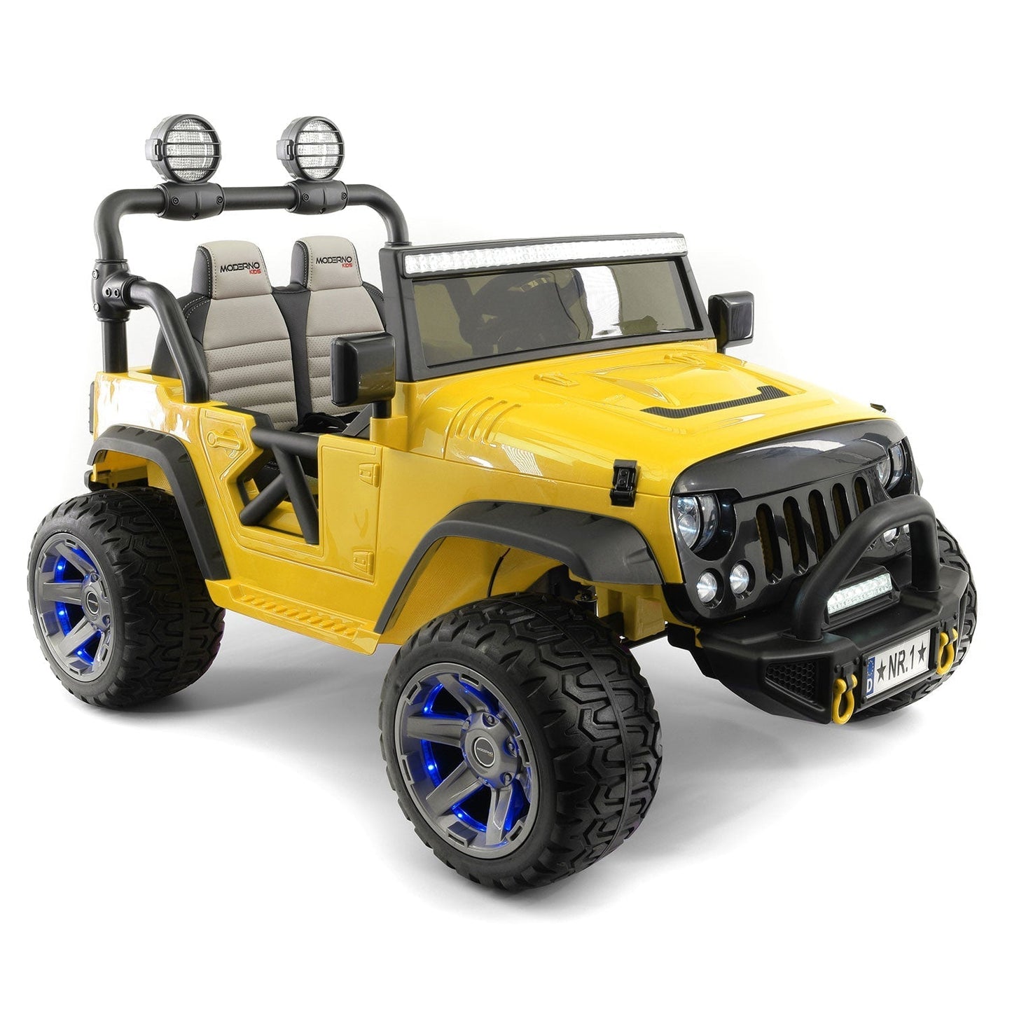 Trail Explorer 24V Kids Ride-On Car Truck with R/C Parental Remote | Yellow