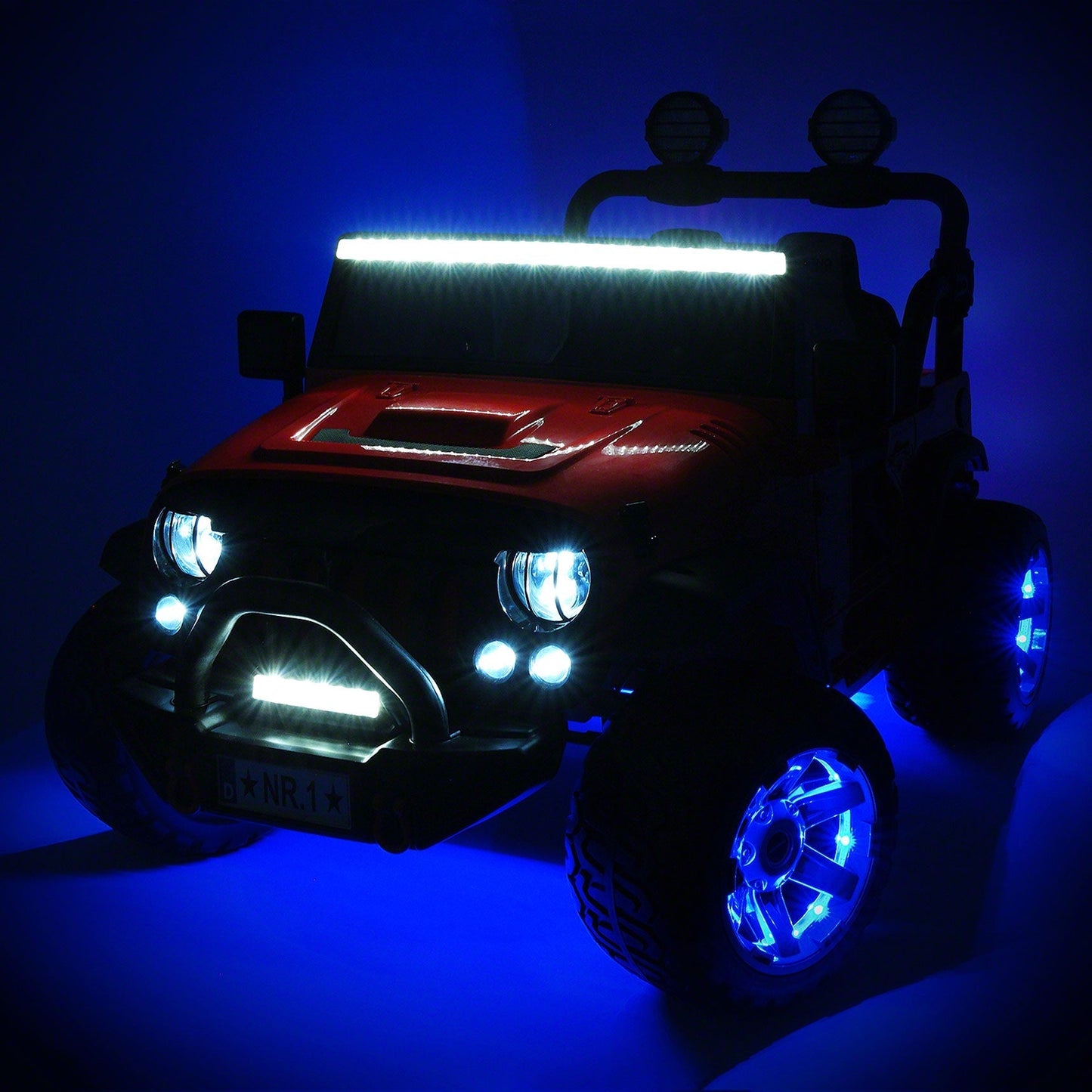 Trail Explorer 24V Kids Ride-On Car Truck with R/C Parental Remote | White