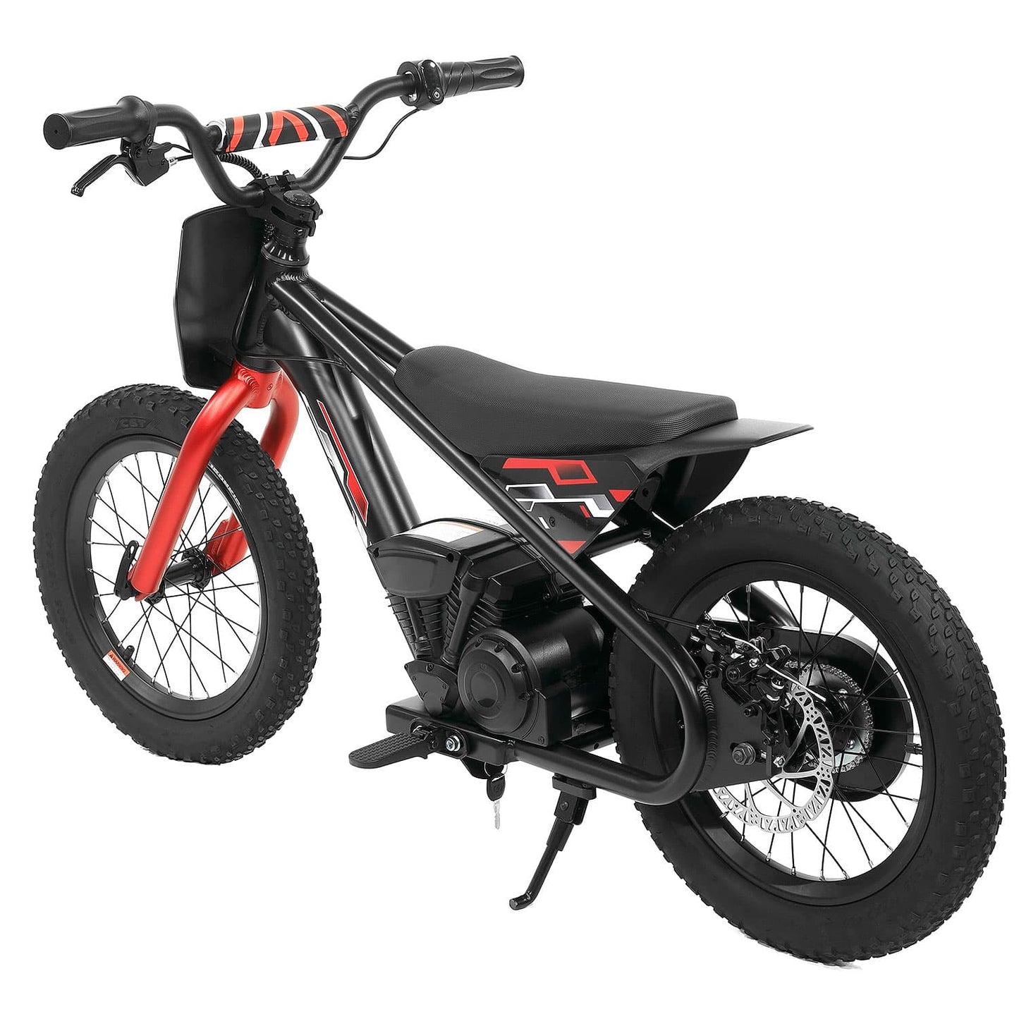 Big Kids 24V Electric Ride-On Balance Bike Scooter | Black