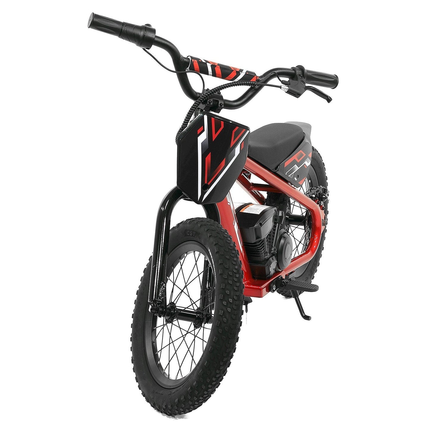 Big Kids 24V Electric Ride-On Balance Bike Scooter | Red