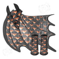Black & Orange Dragon Saddle Pad With Premium Style