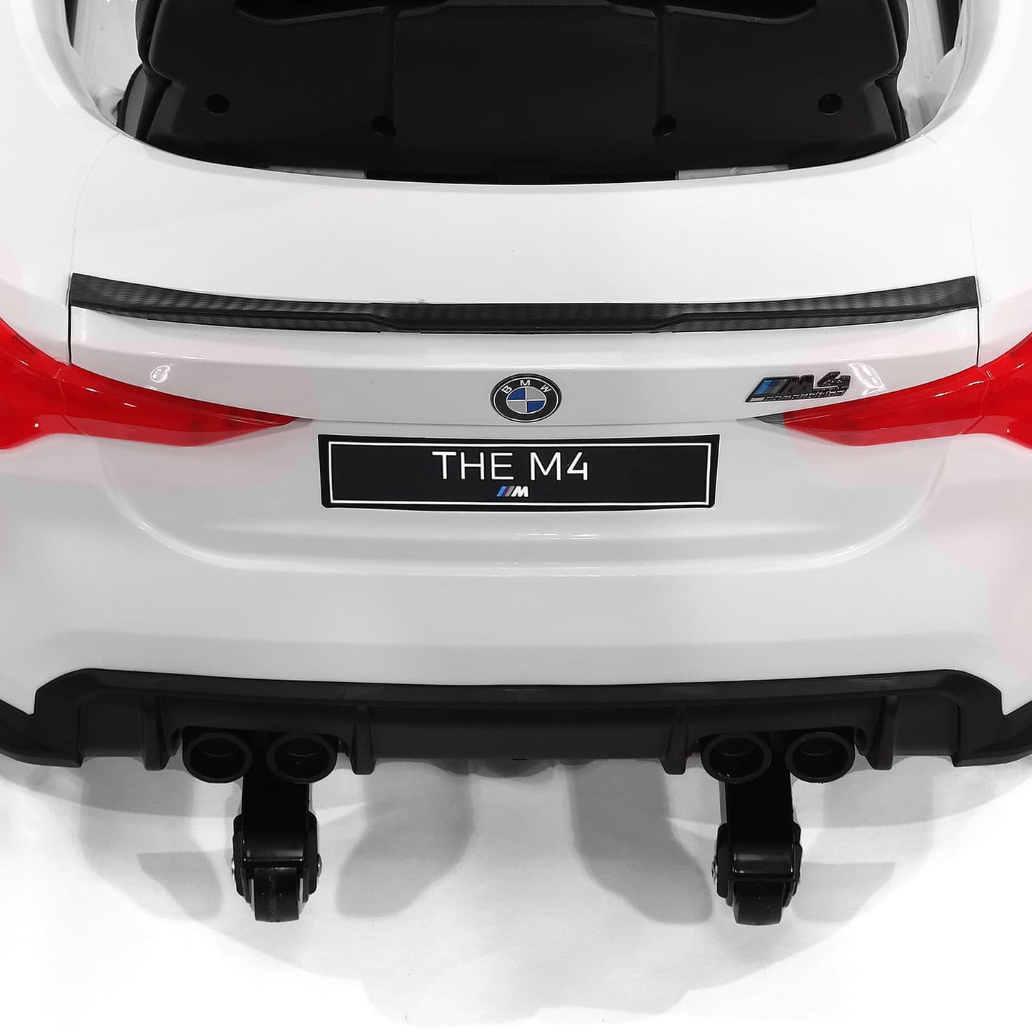 BMW M4 12V Kids Ride-On Car with R/C Parental Remote | White