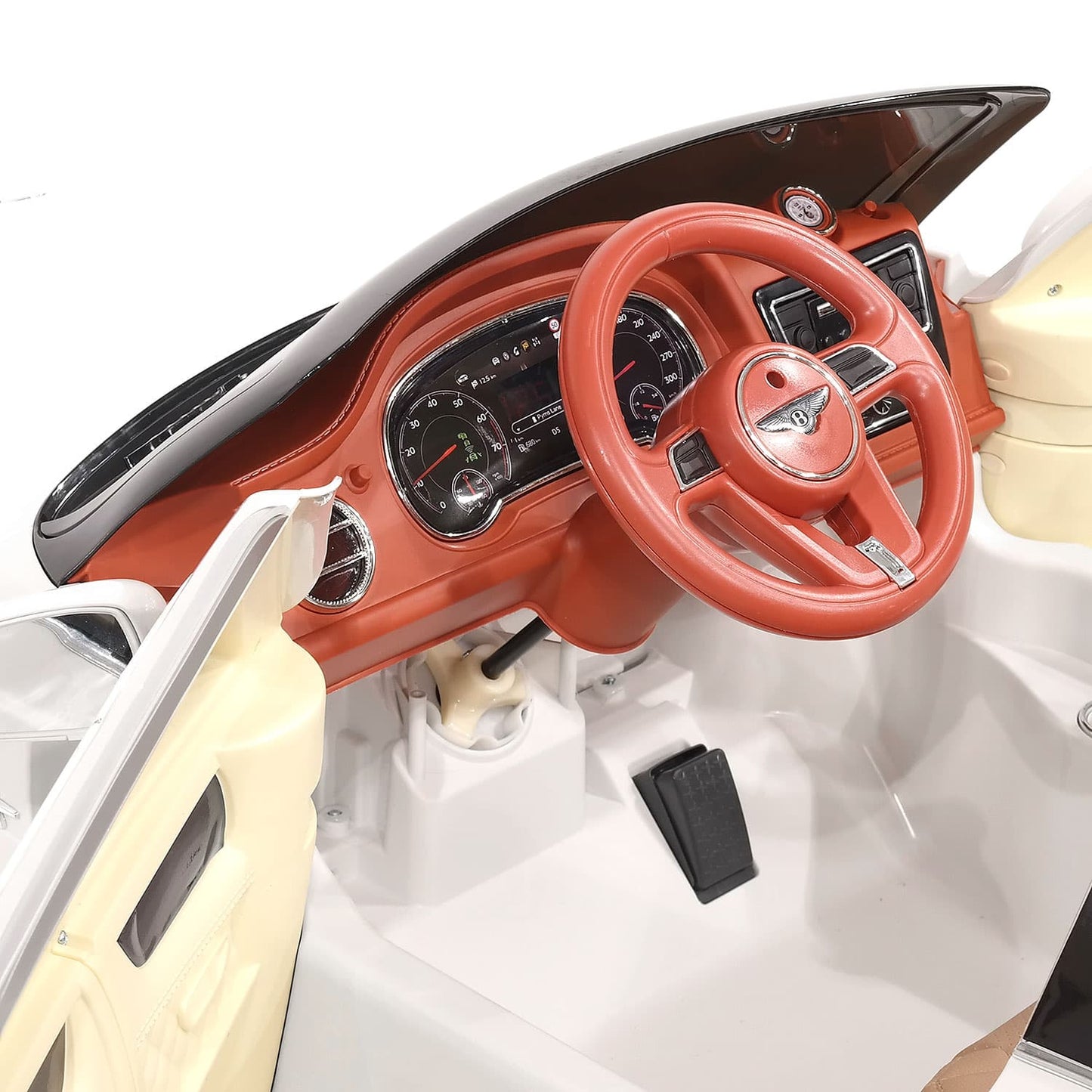 Bentley Bentayga 12V Kids Ride on Car SUV with R/C Parental Remote Control | White