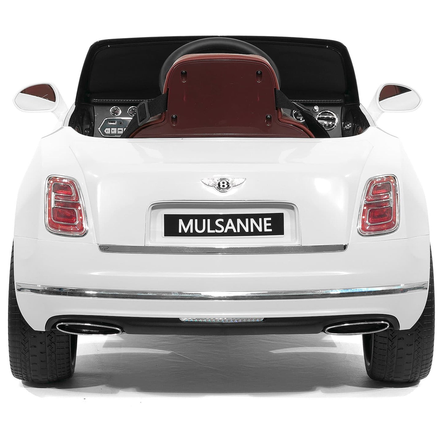 Bentley Mulsanne 12V Kids Ride on Car with Parental Remote Control | White
