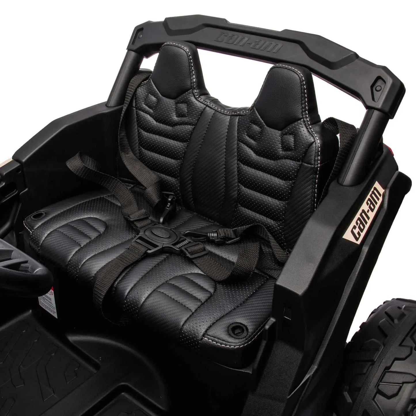 Can-Am Maverick Custom Edition 24V Kids Ride-On UTV Buggy Car | White