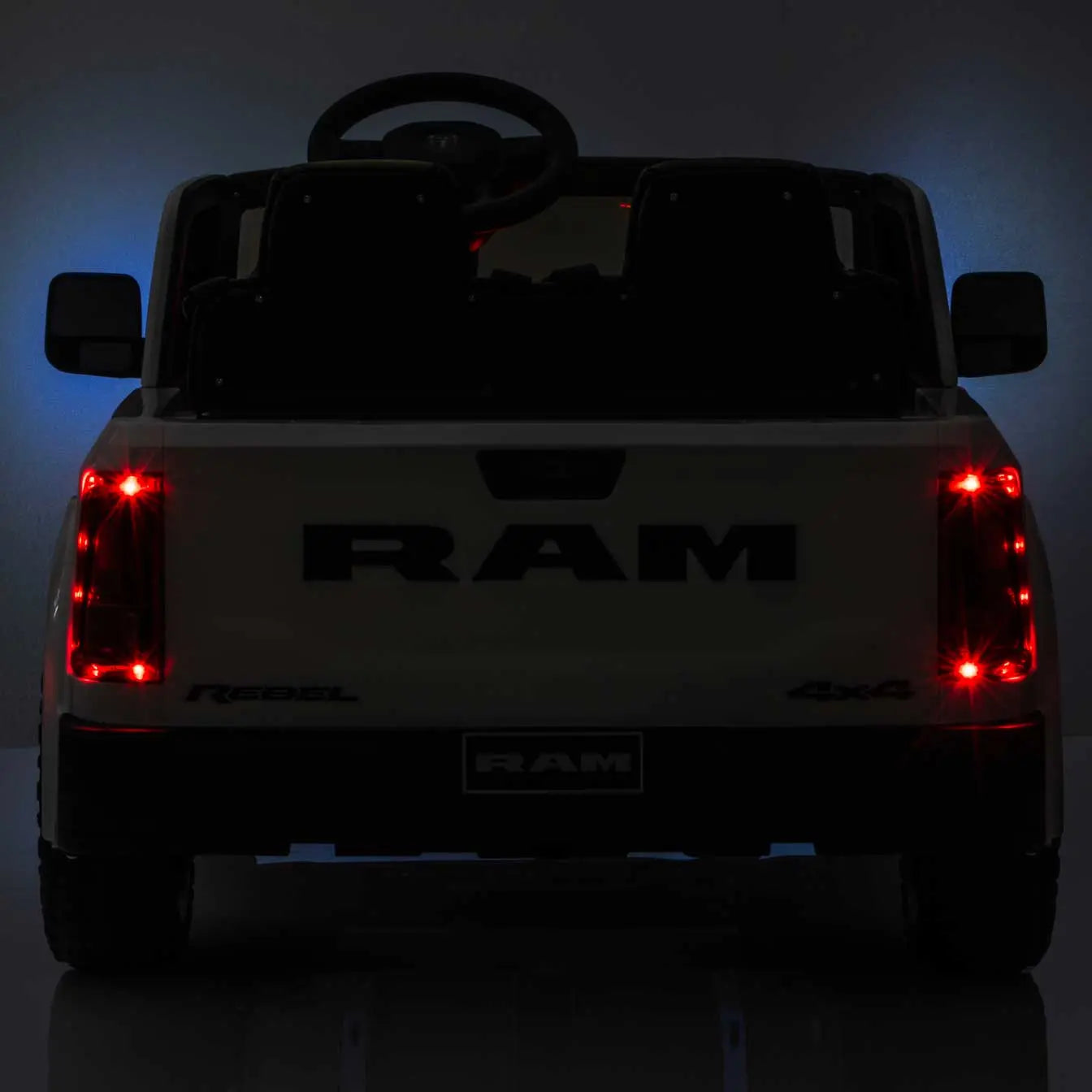 Dodge Ram 2500 Rebel 24V Kids Ride-On Car Truck with R/C Parental Remote | Red