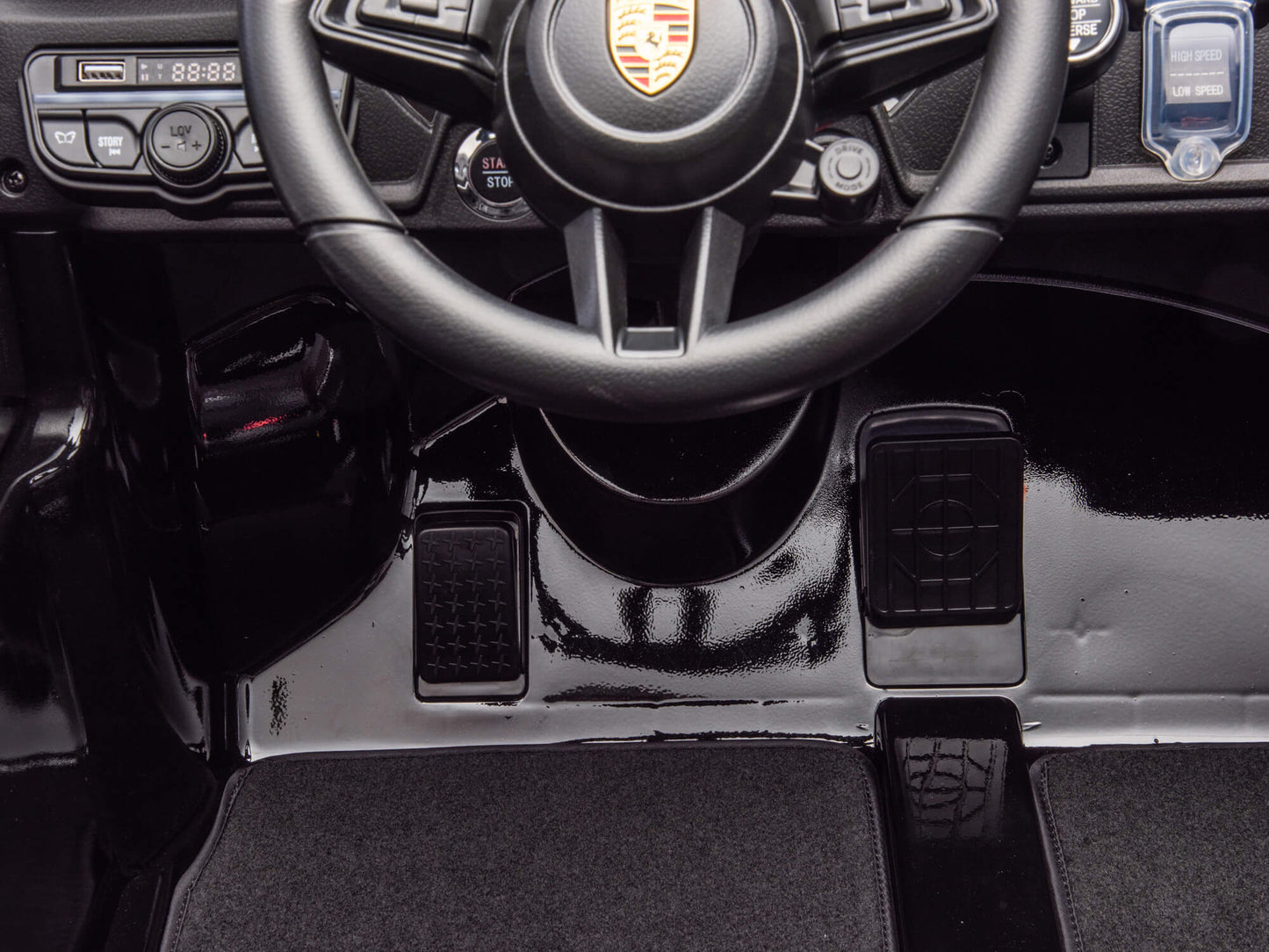 Porsche 911 GT3 24V Kids 2 (Two) Seater Ride On Car | Black