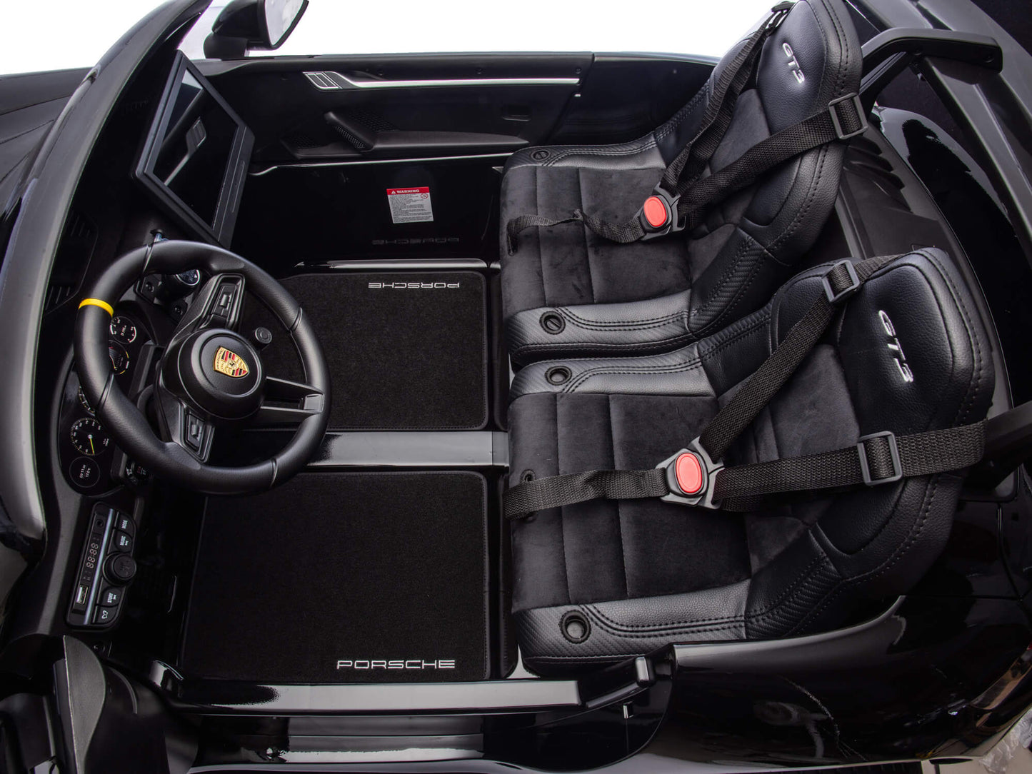 Porsche 911 GT3 24V Kids 2 (Two) Seater Ride On Car | Black