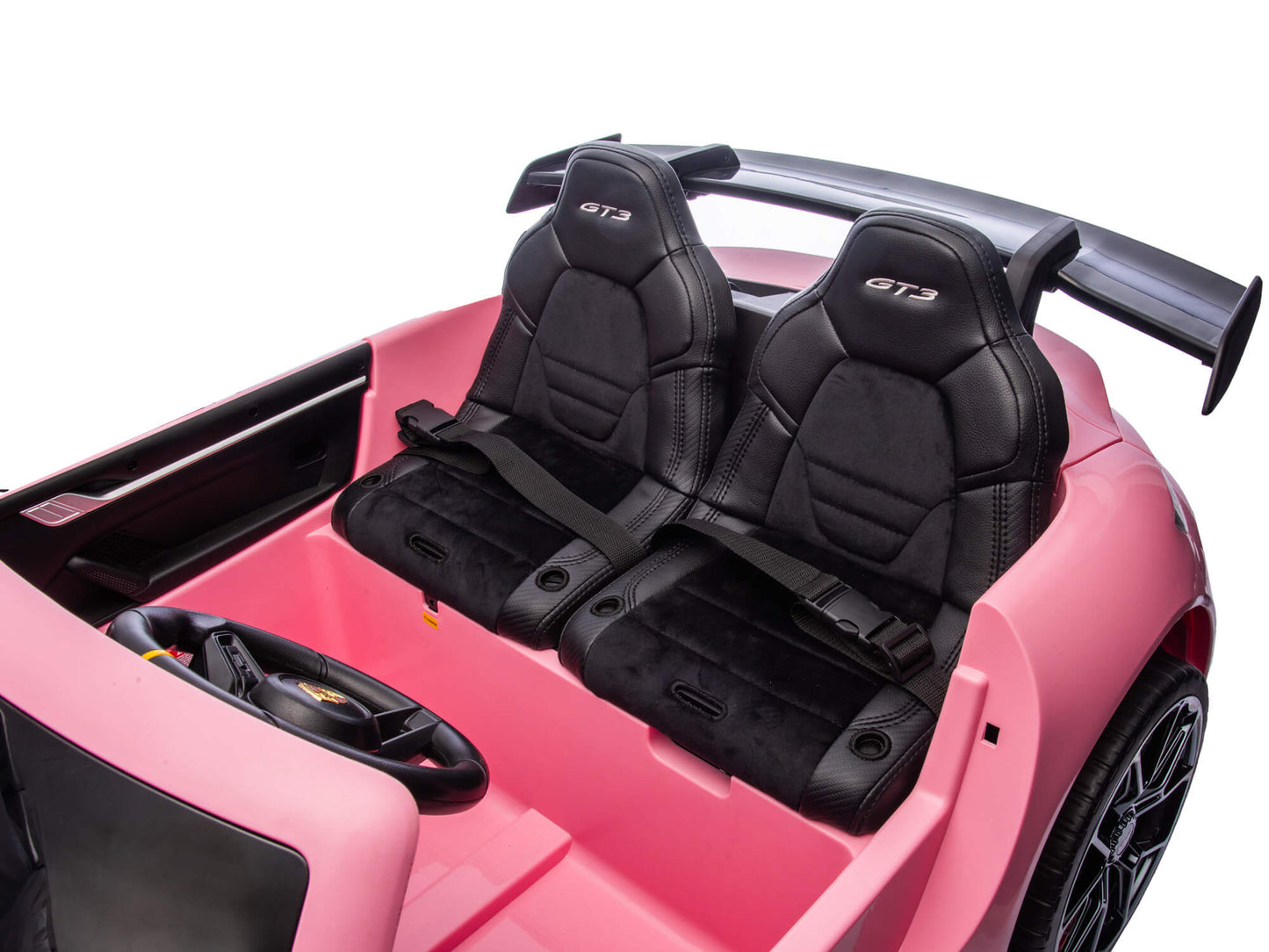 Porsche 911 GT3 24V Kids 2 (Two) Seater Ride On Car | Pink