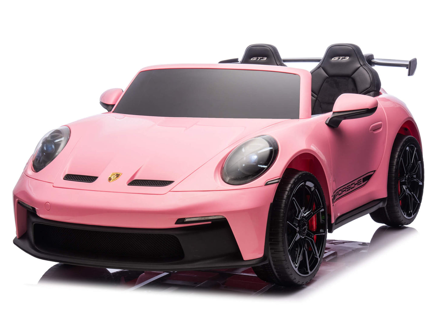 Porsche 911 GT3 24V Kids 2 (Two) Seater Ride On Car | Pink