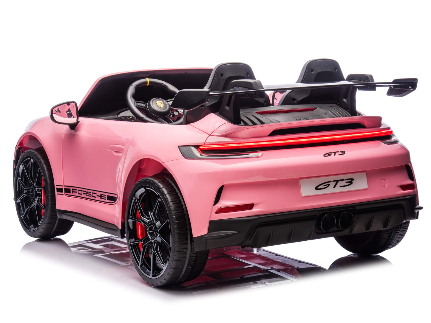 Porsche 911 GT3 24V Kids 2 (Two) Seater Ride On Car | Pink
