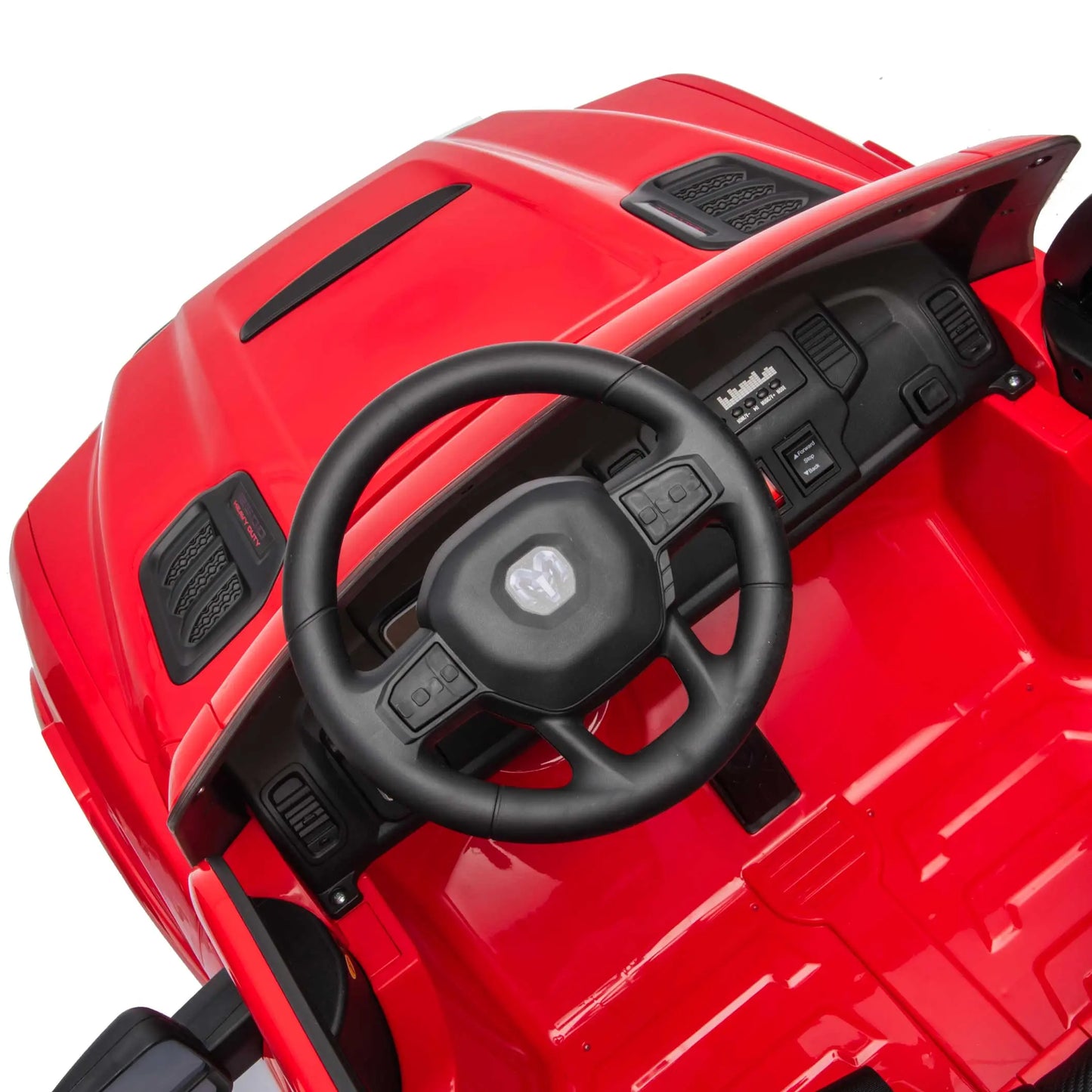 Dodge Ram 2500 Rebel 24V Kids Ride-On Car Truck with R/C Parental Remote | Red