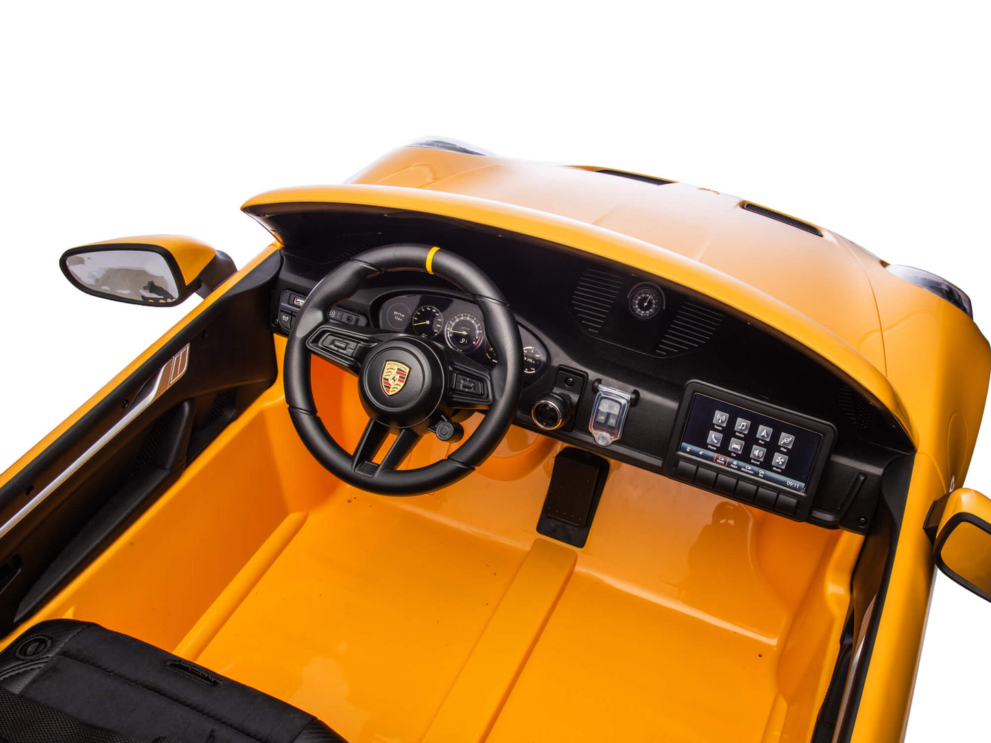 Porsche 911 GT3 24V Kids 2 (Two) Seater Ride On Car | Yellow