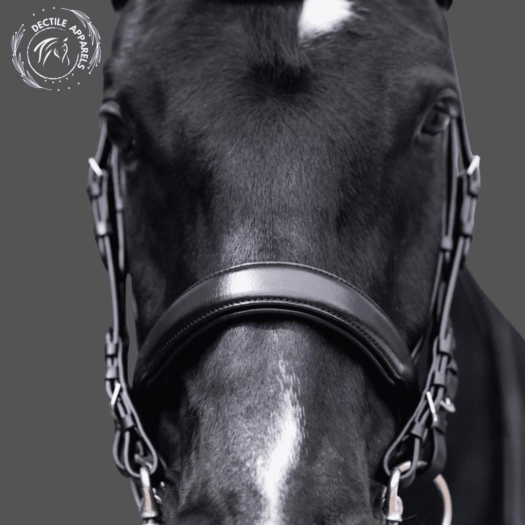 Lexington Non Patent Black Leather Double Bridle