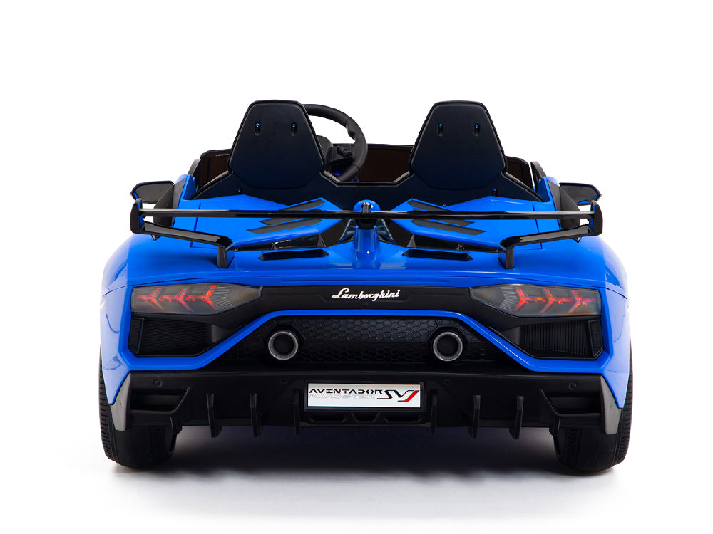 Lamborghini Aventador SVJ Drift Edition 24V Kids Ride-On Car with R/C Parental Remote | Blue