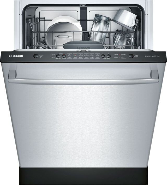 Bosch® Ascenta® Series 24″ Stainless Steel Built In Dishwasher