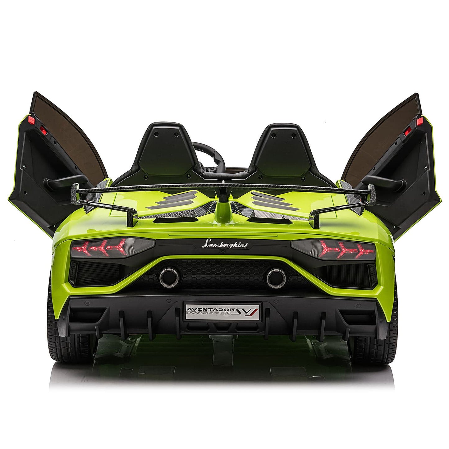 Lamborghini Aventador SVJ 24V Kids Ride-On Car with R/C Parental Remote | Green