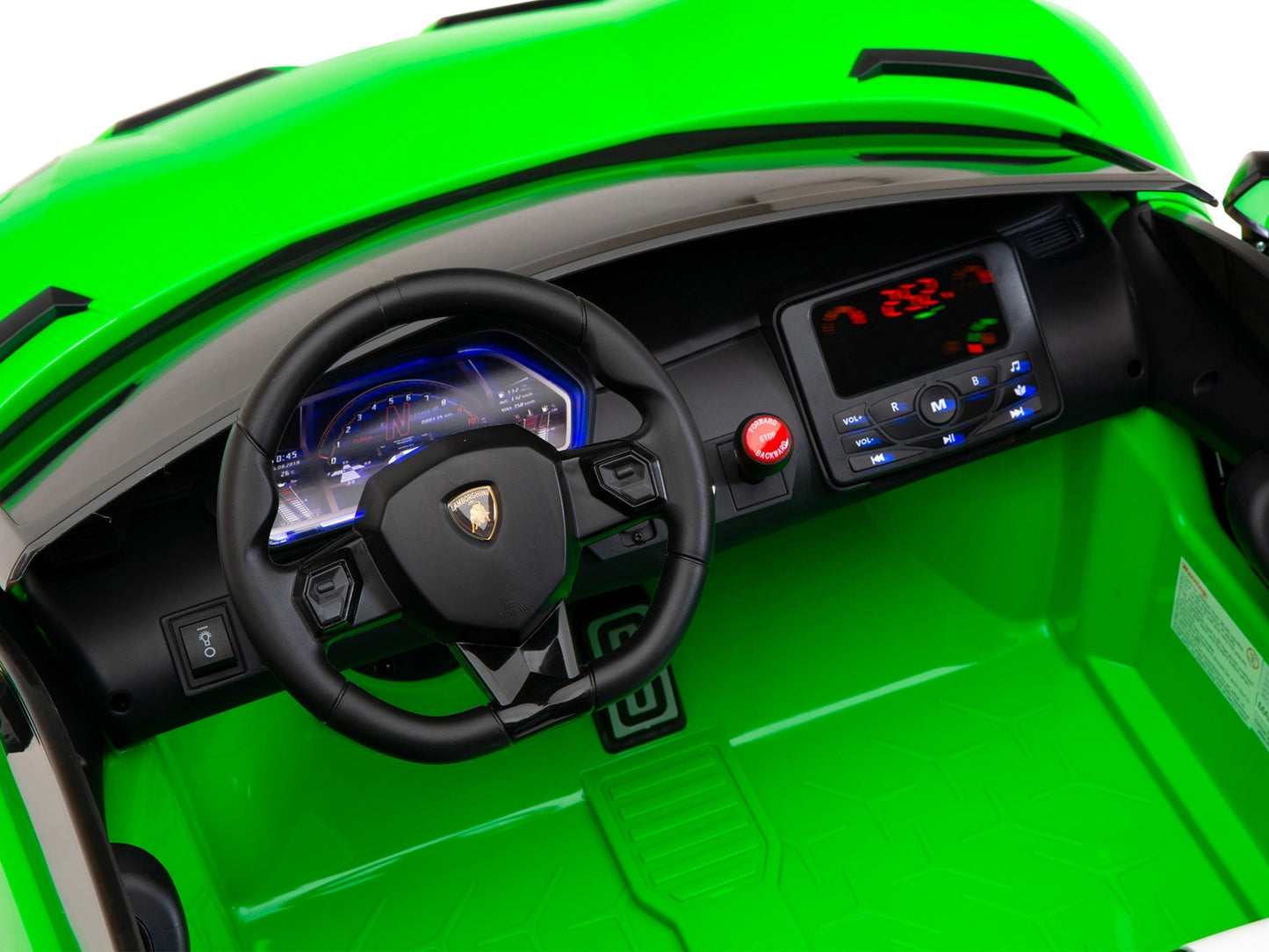 Lamborghini Aventador SVJ Drift Edition 24V Kids Ride-On Car with R/C Parental Remote | Green