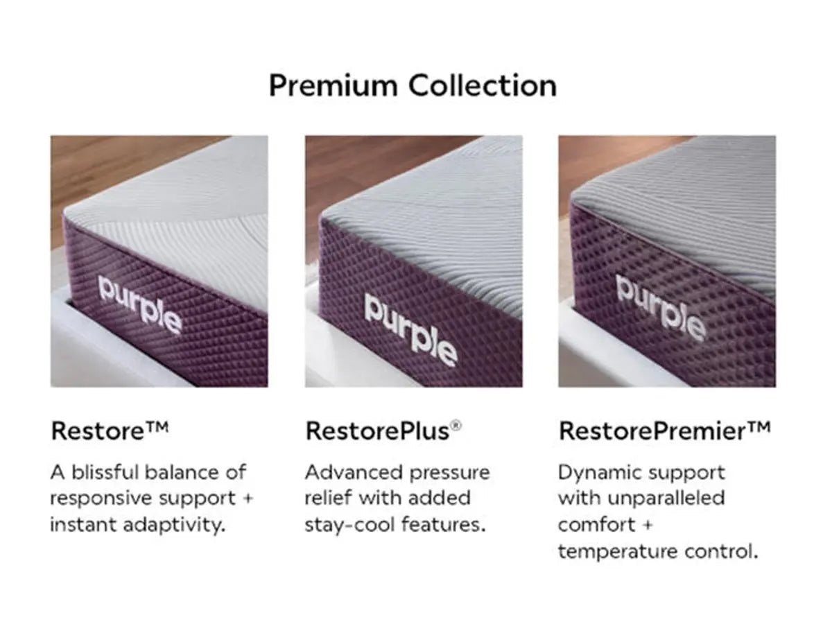 Purple RestorePremier  Soft Hybrid Mattress