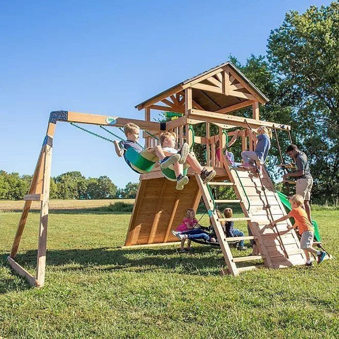 Discovery Endeavor Cedar Swing Set