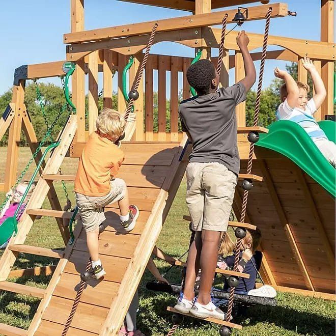 Discovery Endeavor Cedar Swing Set
