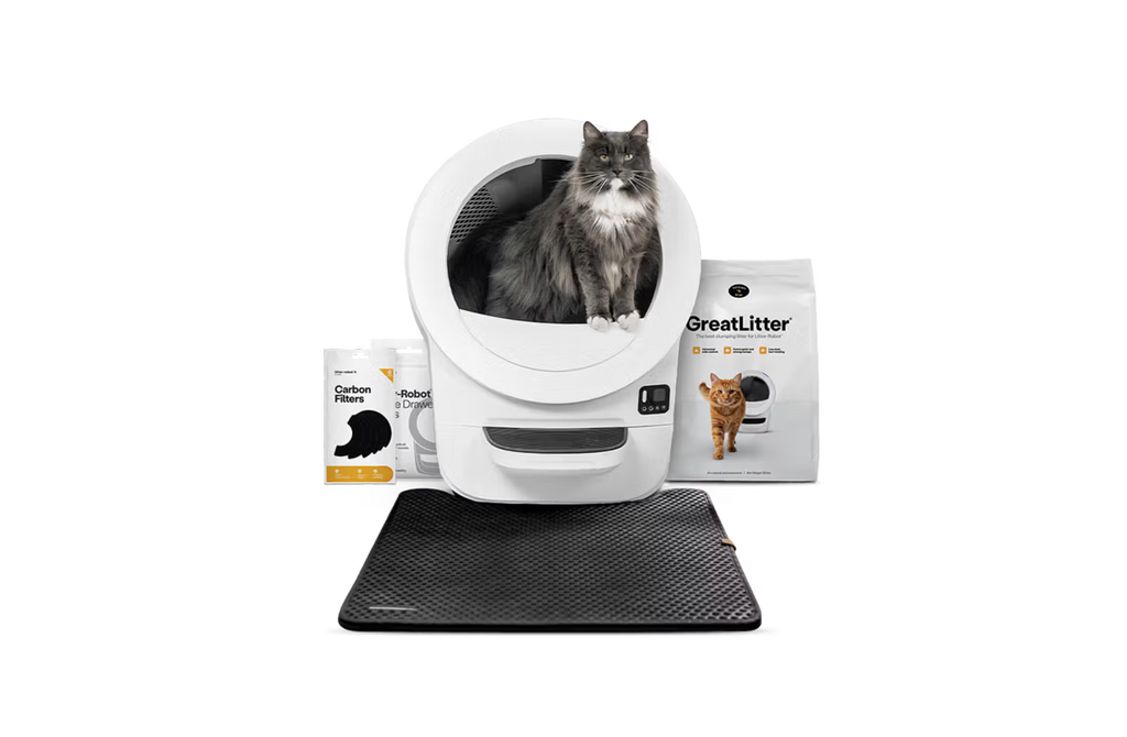Smart Self-Cleaning Cat Litter Box Complete Bundle