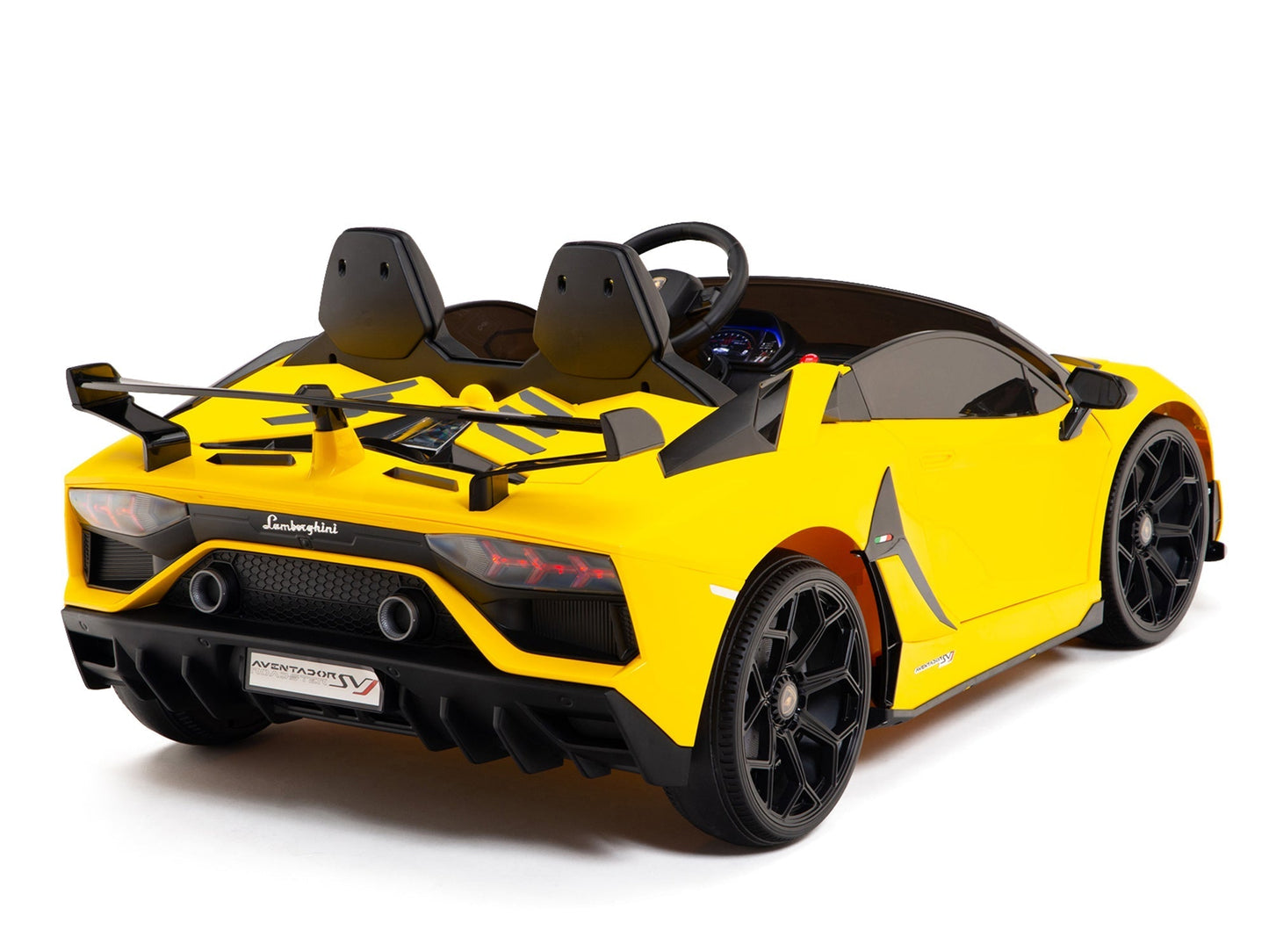 Lamborghini Aventador SVJ Drift Edition 24V Kids Ride-On Car with R/C Parental Remote | Yellow