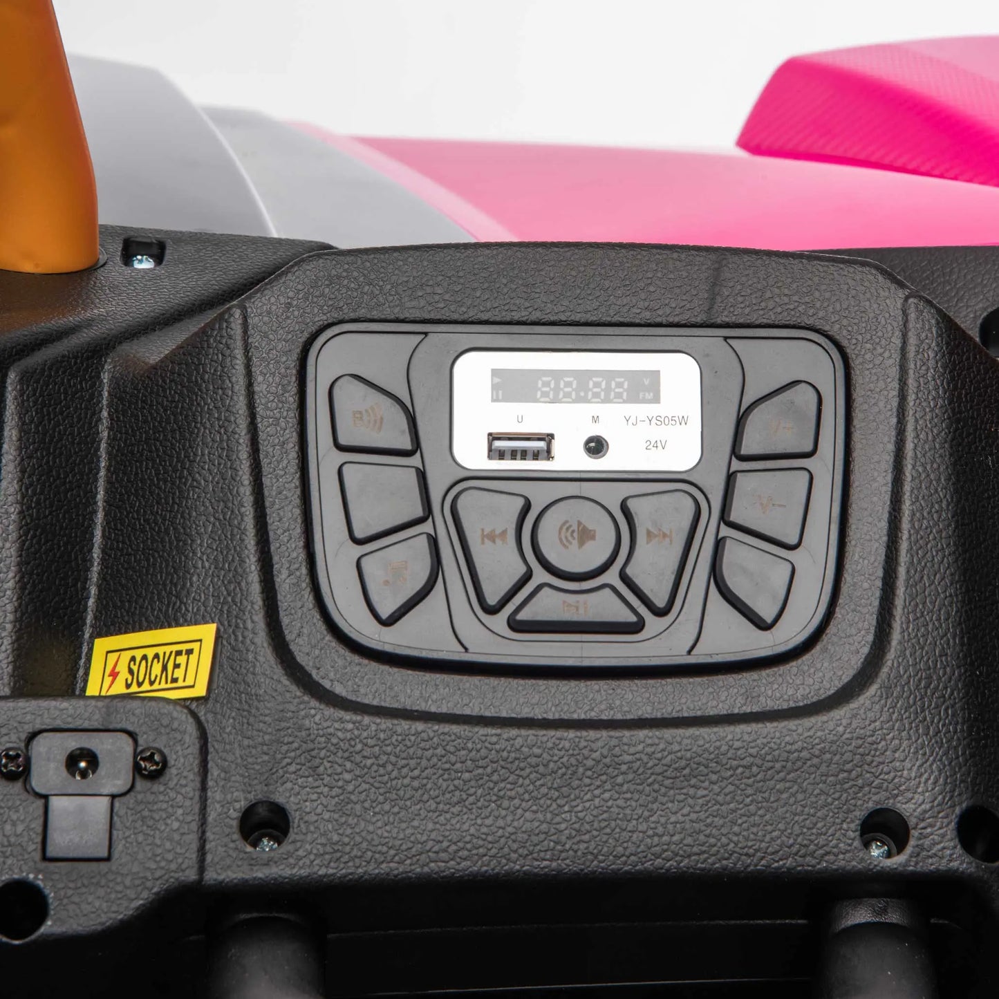 Arctic Cat XL 24V 4WD Kids Ride-On UTV with R/C Parental Remote | Pink