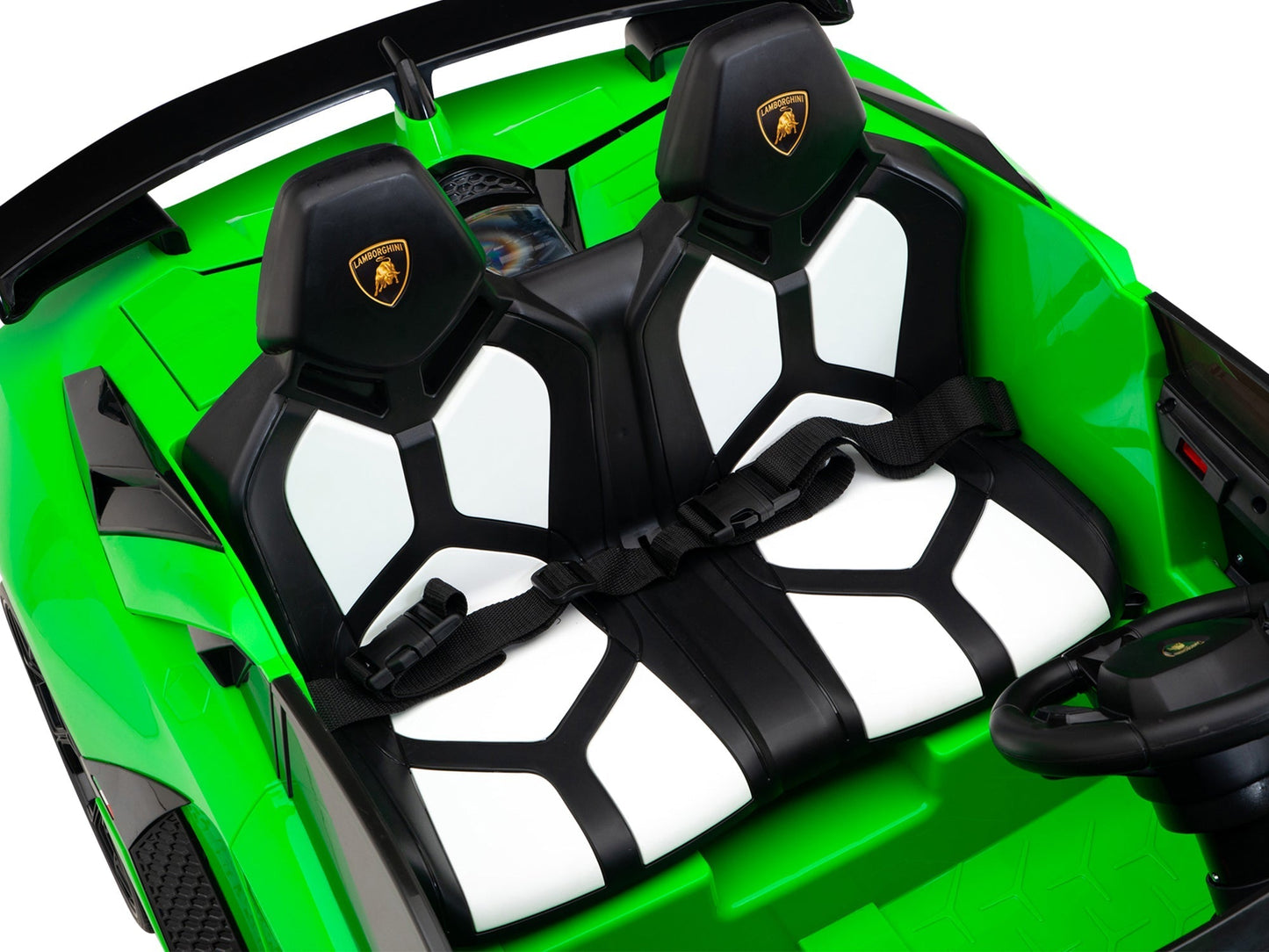 Lamborghini Aventador SVJ Drift Edition 24V Kids Ride-On Car with R/C Parental Remote | Green