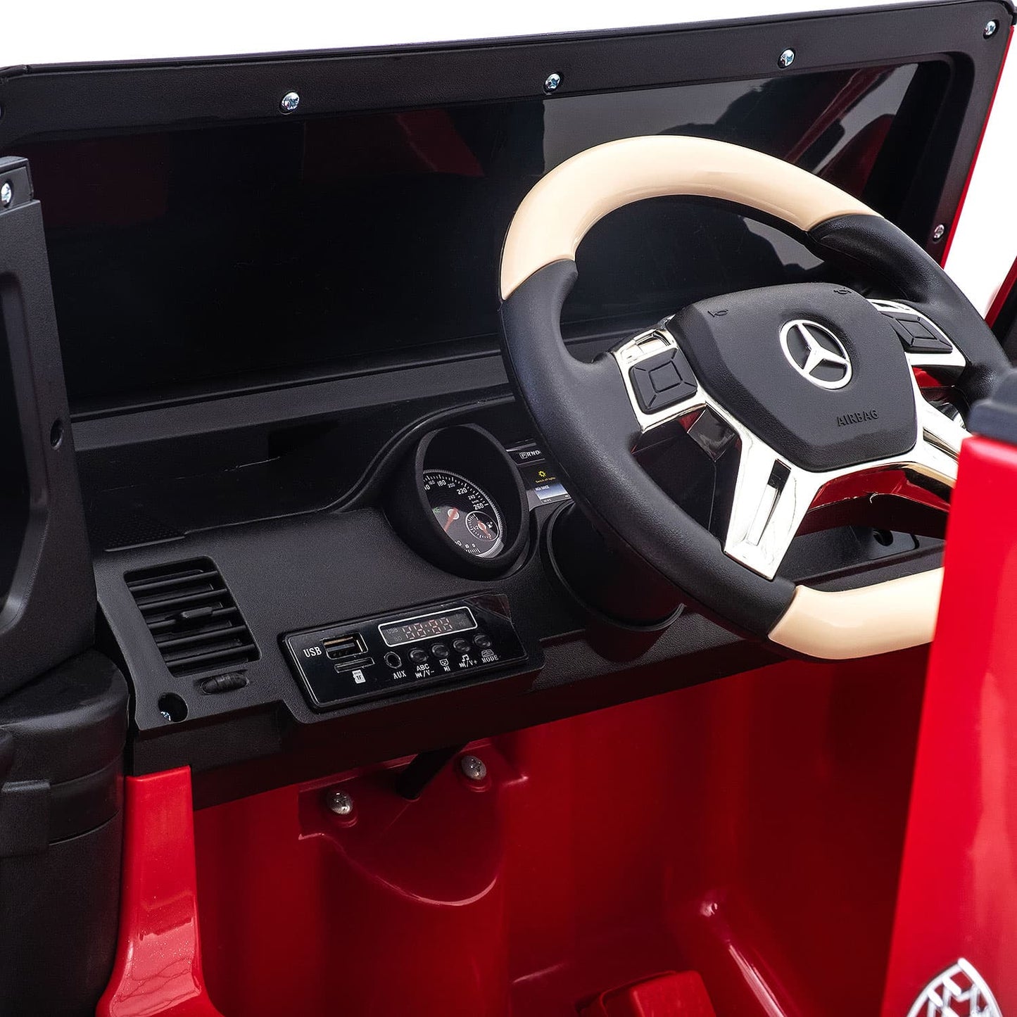 Mercedes Maybach G650 12V Kids Ride-On Car with Parental Remote | Cherry Red