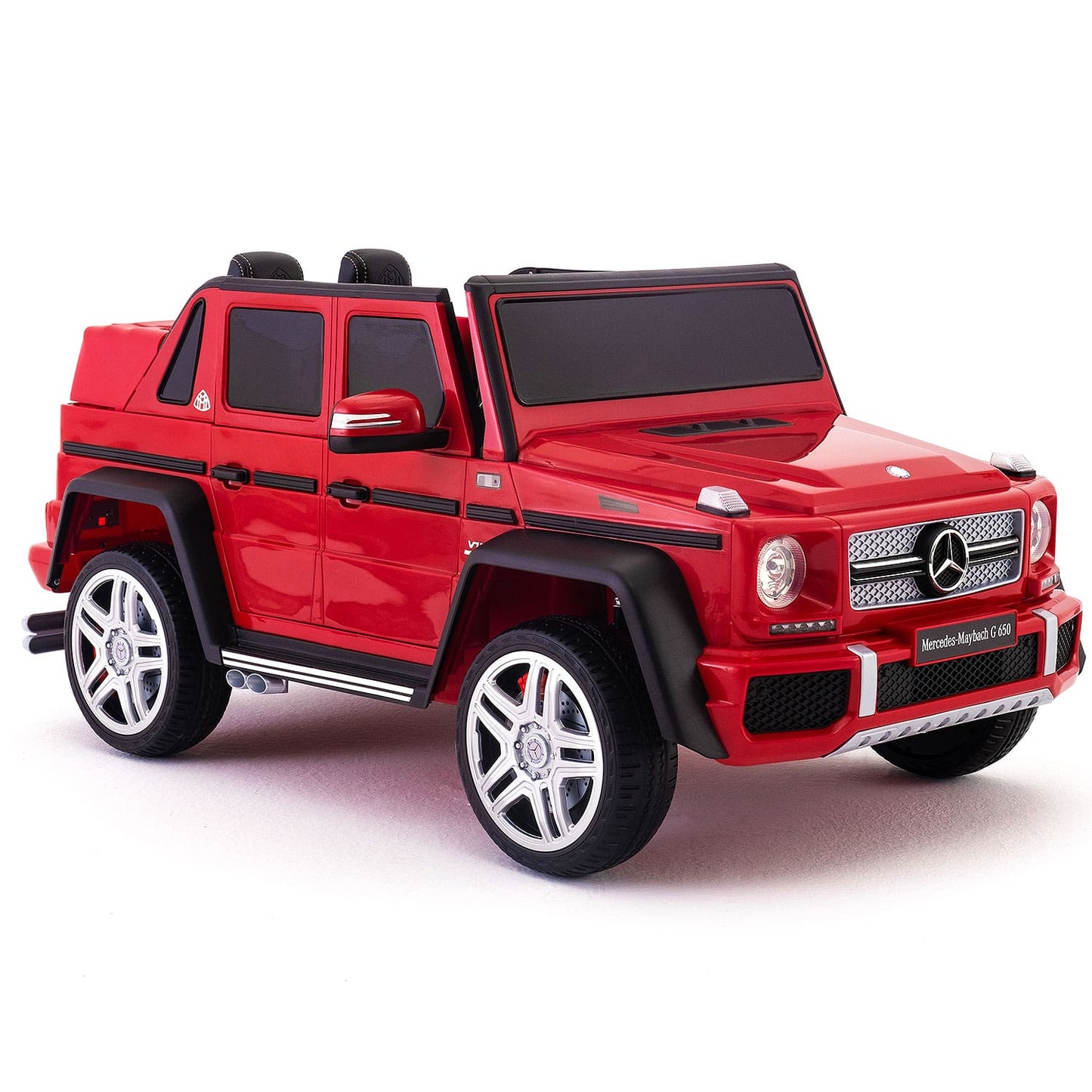 Mercedes Maybach G650 12V Kids Ride-On Car with Parental Remote | Cherry Red
