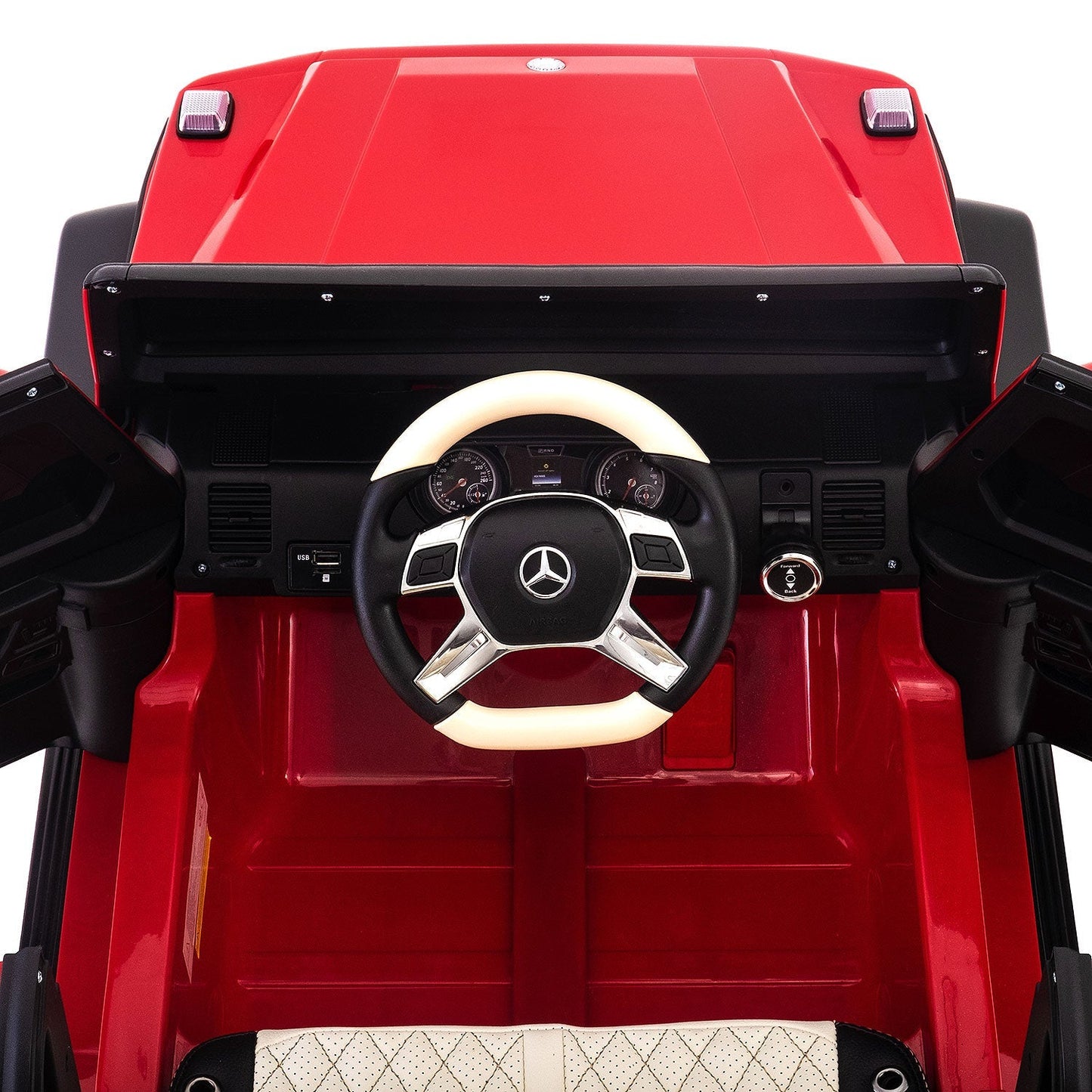 Mercedes Maybach G650 12V Kids Ride-On Car with Parental Remote | Cherry Red