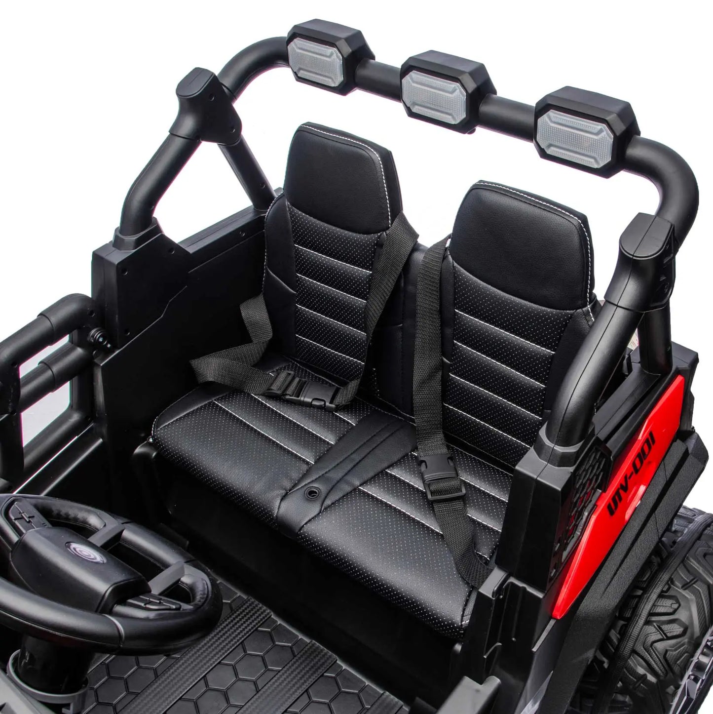 Trail Rider 24V 4WD Kids Ride-On UTV with R/C Parental Remote | Red