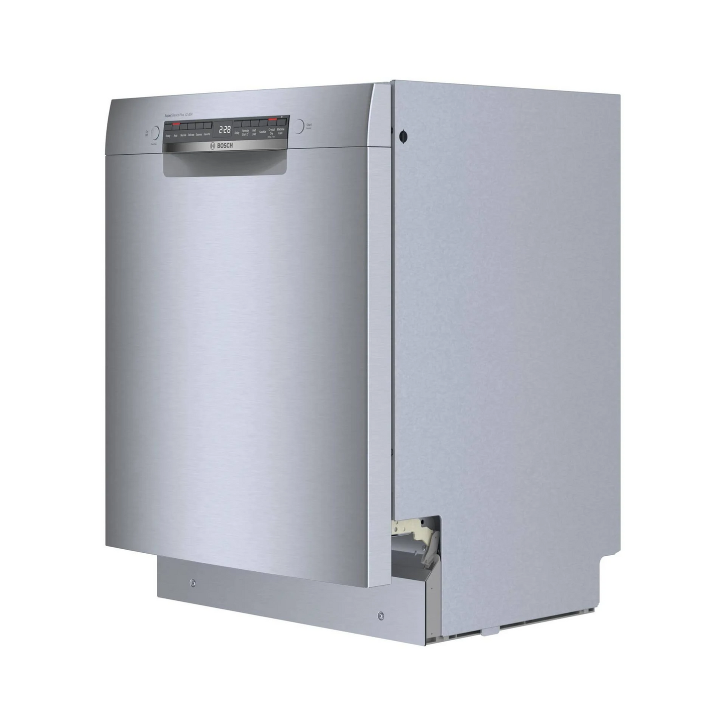 Bosch 800 Series 24 in. Top Control Smart Dishwasher with 42 dBa Sound Level, 3rd-Rack, CrystalDry &amp; Pocket – Stainless Steel