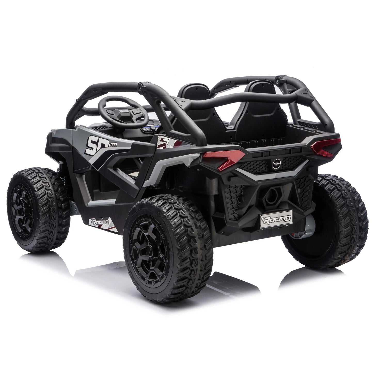 Trail Runner 24V 4WD Kids Ride-On UTV with R/C Parental Remote | Gray