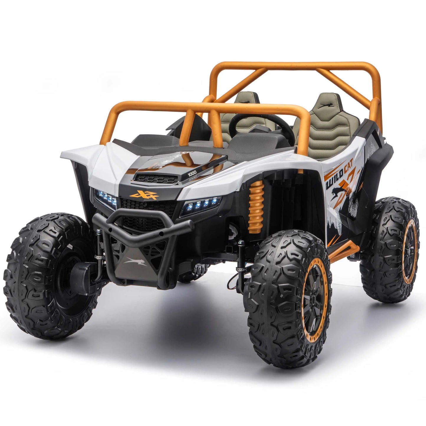 Arctic Cat XL 24V 4WD Kids Ride-On UTV with R/C Parental Remote | White