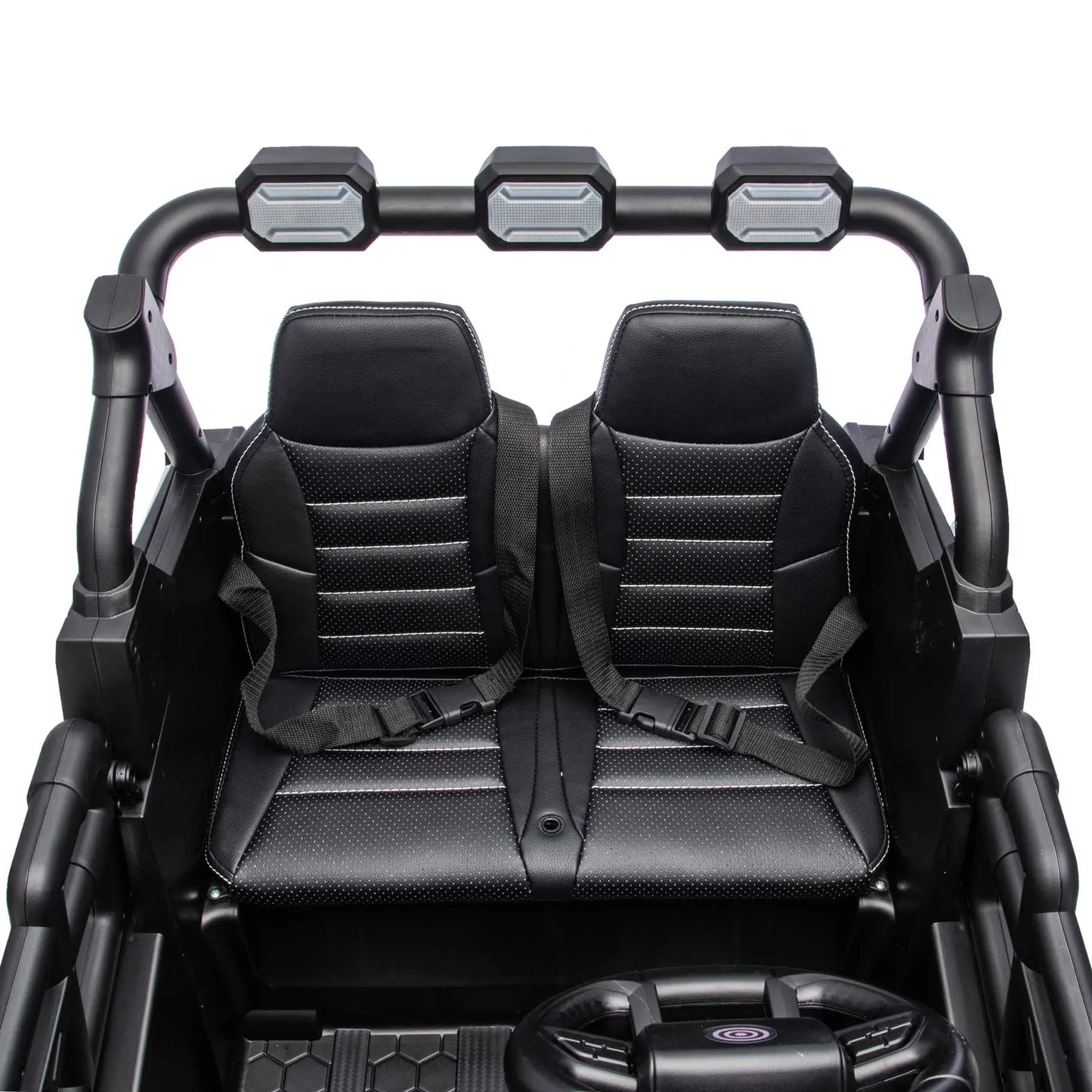 Trail Rider 24V 4WD Kids Ride-On UTV with R/C Parental Remote | White