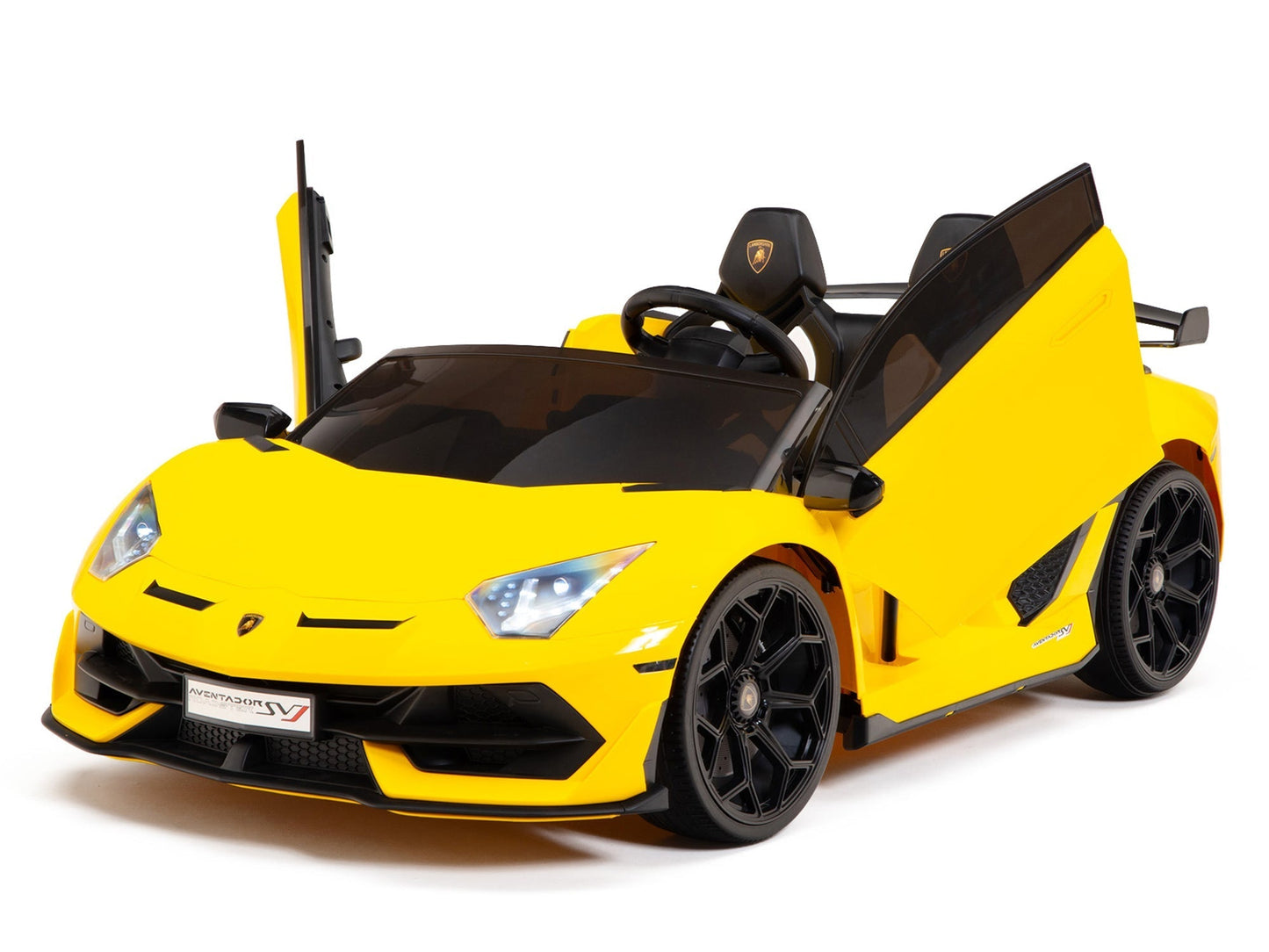 Lamborghini Aventador SVJ Drift Edition 24V Kids Ride-On Car with R/C Parental Remote | Yellow