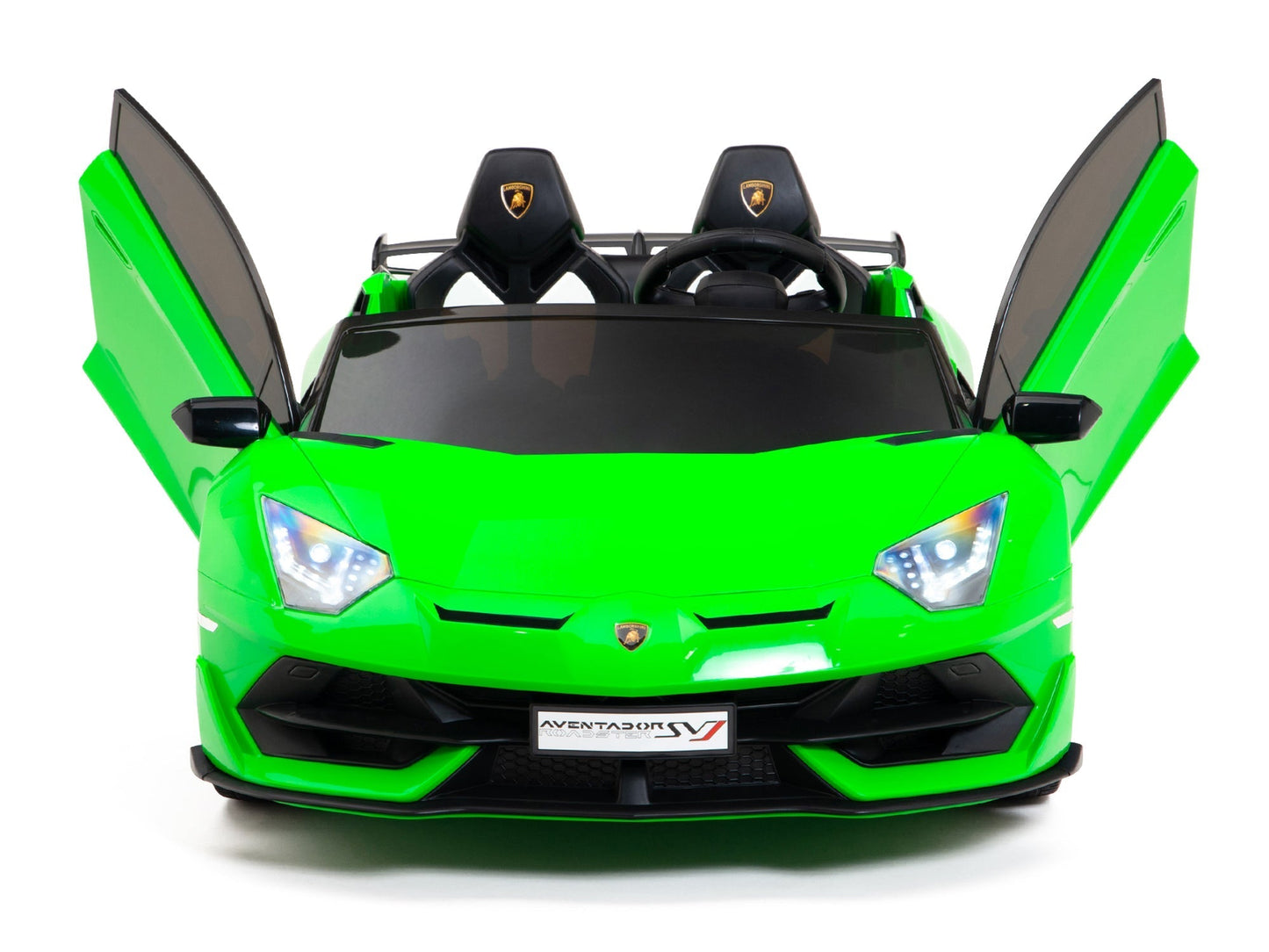 Lamborghini Aventador SVJ Drift Edition 24V Kids Ride-On Car with R/C Parental Remote | Green